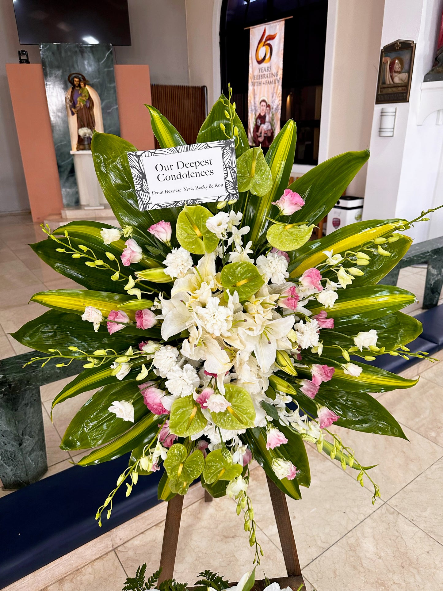 Island Medley Standing Spray