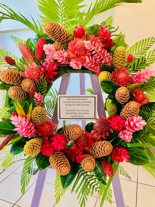 Tropical Cornucopia - Large Wreath