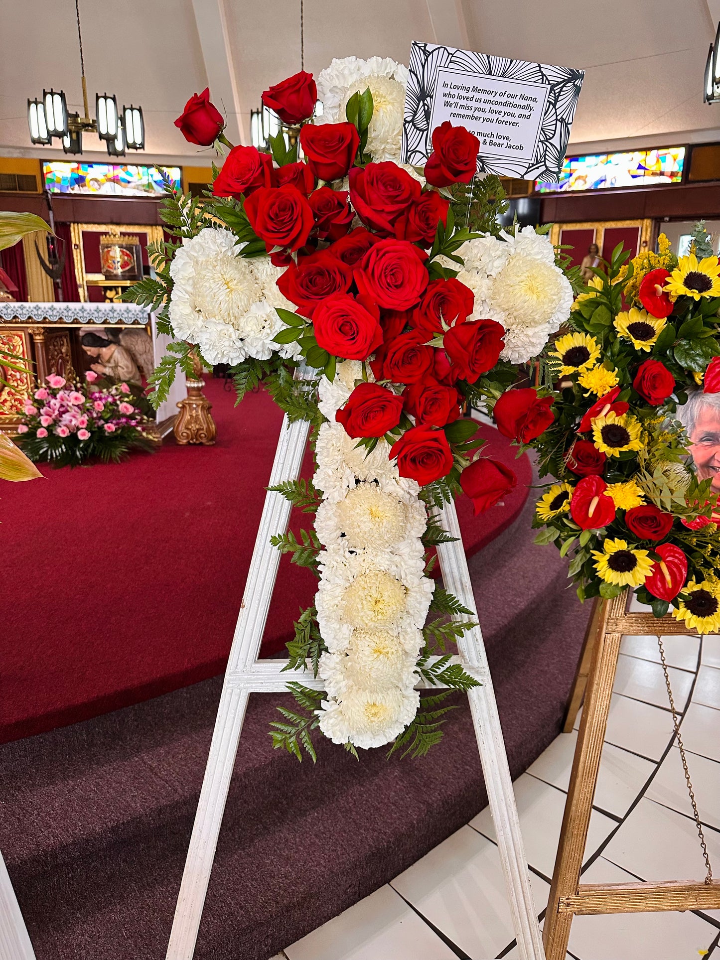 Standing Cross Spray
