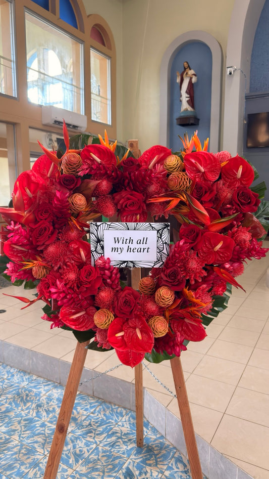 All My Heart - Large Wreath