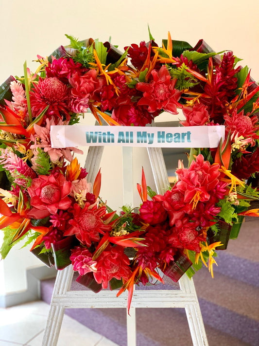 All My Heart - Large Wreath